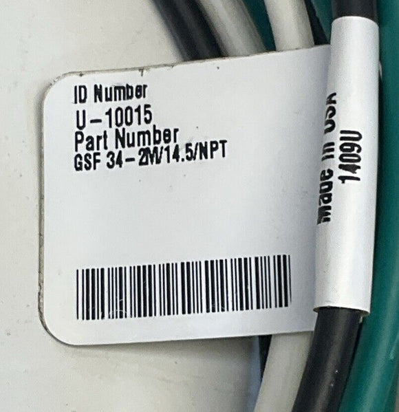 Turck GSF 34-2M/14.5/NPT PowerFast Receptacle U-10015