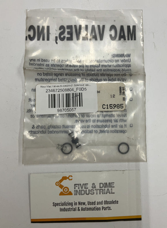 Mac Valves K-00001-01 Solenoid Valve Repair Kit