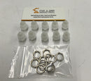 Colder Products CPC SMFPMD02 Lot of 10 Barb 1/8" Valved Panel Coupling-2