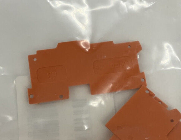 Wago 769-308 Orange Terminal Block End Lot of 25
