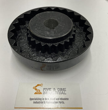 Lovejoy 68514455746 Cast Iron 8S Flange 24mm Bore 8mm x 3.3mm Keyway - 0