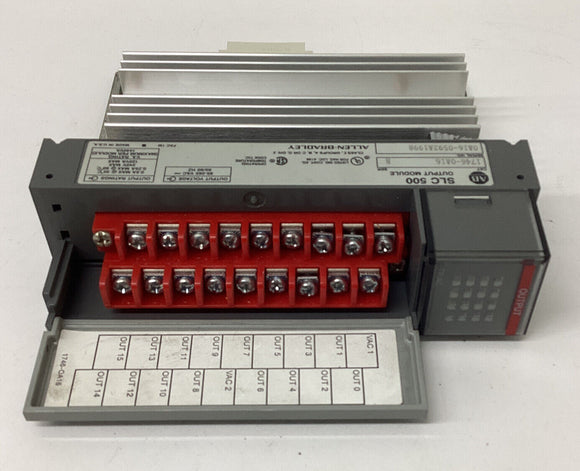 Allen Bradley 1746-0A16 Ser. B Output Module