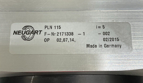 Neugart PLN-115 Precision Planetary Gearbox i=5 2171338-1