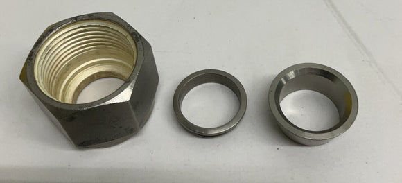 Swagelok SS-810-NFSET 1/2" Nut & Ferrule Set Stainless