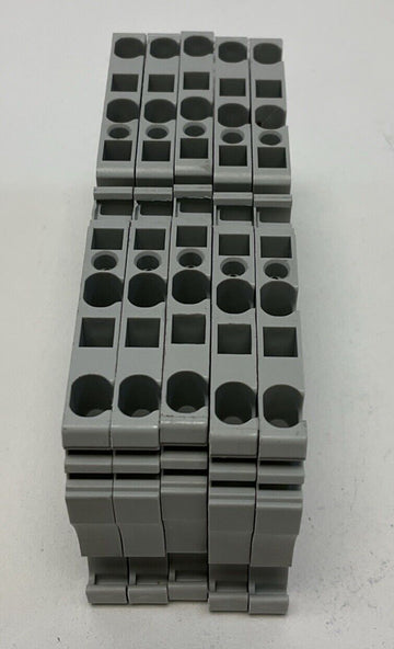 Allen Bradley 1492-L3Q Grey DIN Mount Terminal Block.  5-Pack - 0