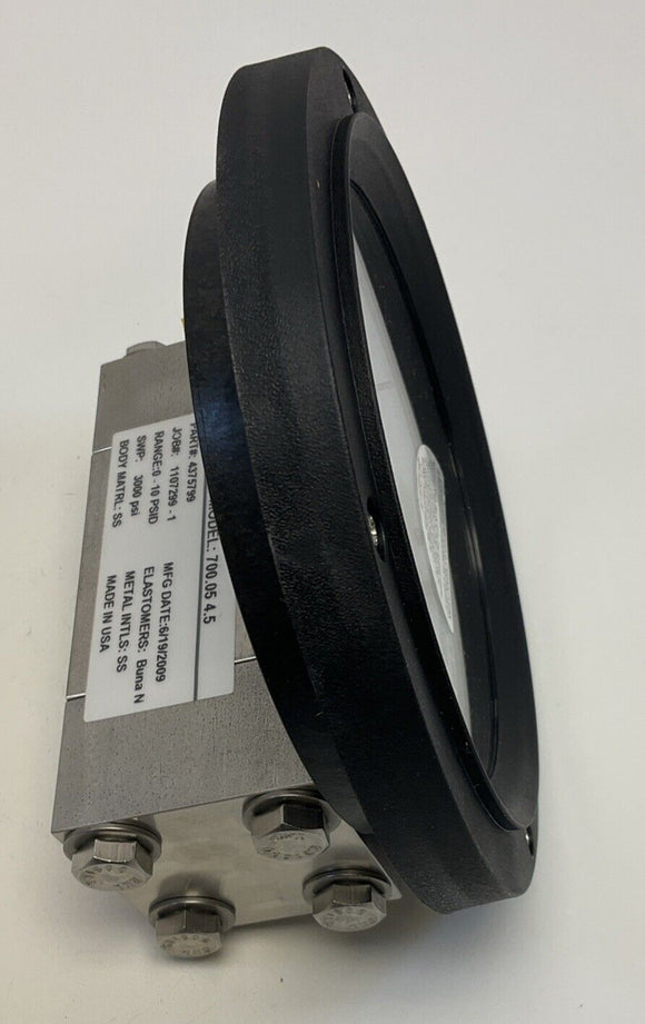 Wika 4375799 700.05 4.5  0-10 PSID  1/4" NPT Female Gauge