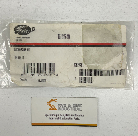 Gates T5-815-10 Synchro Power Polyurethane Belt