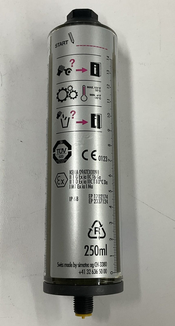 Simatec SL18-250 Simalube 250 ML Single Point Automatic Lubricator NOS