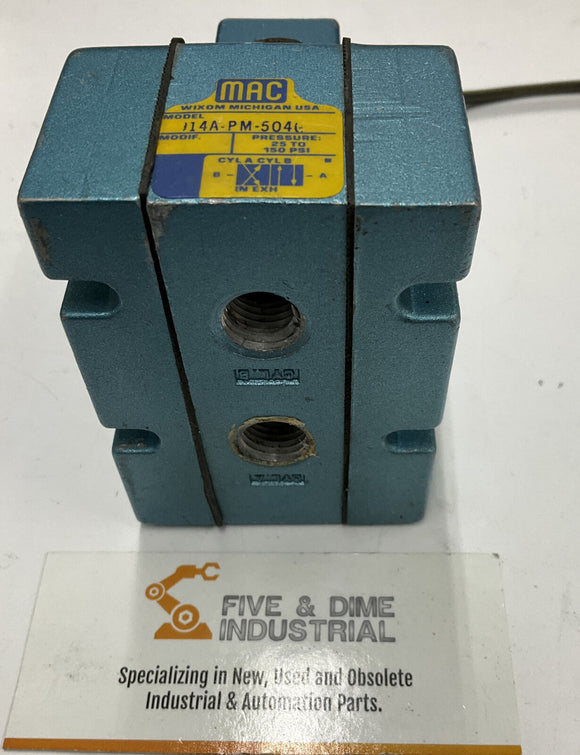 Mac 914A-PM-504GA Solenoid Valve 25-150 Psi