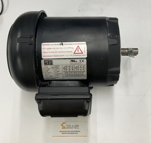 Weg 3336ES3E56C-S General Purpose Motor 3-PH, 1/3HP, 3485 RPM, FR: 56C