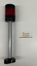 Allen Bradley 855E-B10GL4 Red Flashing Led Lamp w/ 10" Base 120 Vac-10