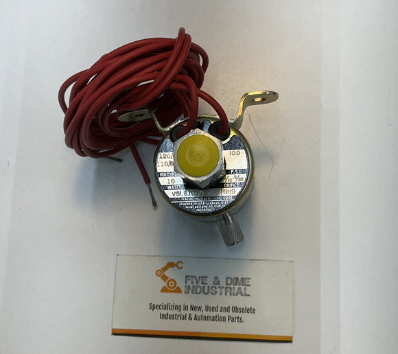 Honeywell Skinner V5L560205L67000 3-way Solenoid Valve 120VDC 10Hz 1/8" NPT