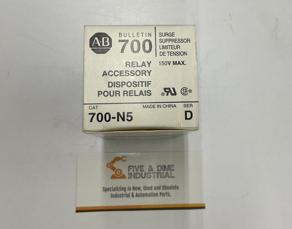 Allen Bradley 700-N5 Ser. D Surge Suppressor 150 VAC