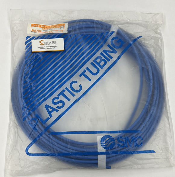 SMC TRS0805BU-20 Flame Resist Soft Nylon Tubing 8mm OD 5mm I.D Blue 20 Meters