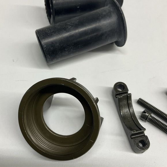 Amphenol 97-3057-1016-1 Cable Clamp w/ Rubber Bushing Size 24 28