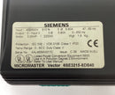 Siemens 6SE3215-8DB40 Micromaster Vector Servo Drive 3HP / 2200W-5