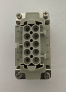 Mencom CSHF-10 Female 10-Pole Rectangular Insert-1