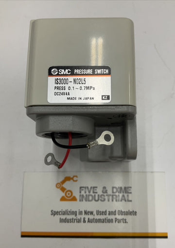SMC IS3000-N02L5 Pressure Switch 0.1-0.7 MP - 0
