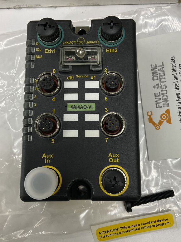 Turck BLCEN-4M12MT-4AI4AO-VI / 6811451 Multiprotocol FieldBus Station