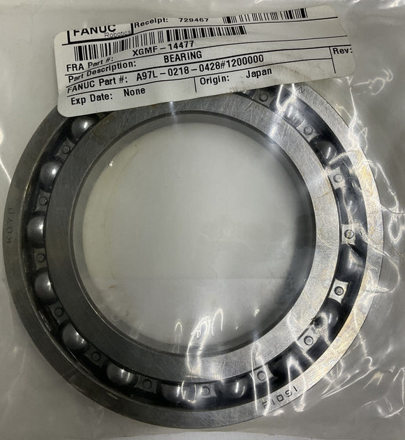 Fanuc A97L-0218-0428 #1200000 Bearing Koyo 16012