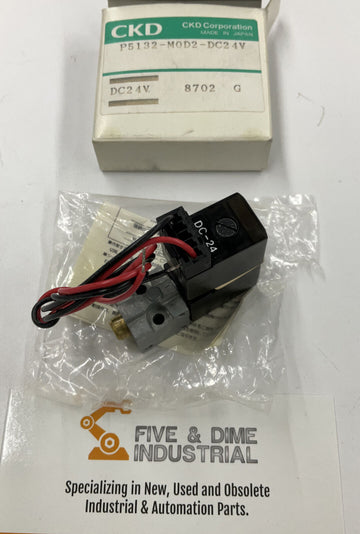 CKD P5132-MOD2-DC24V Solenoid Valve 24 Vdc with Pig Tail