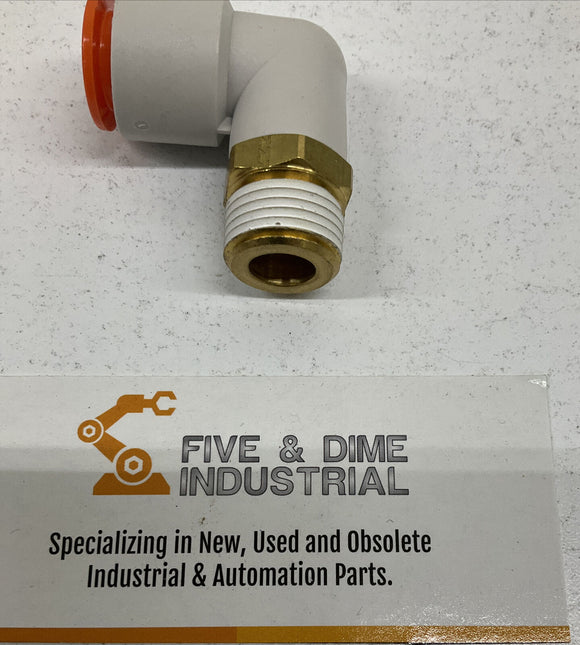 SMC KQZL13-36S 90° 1/2" Tube 3/8" Npt Male