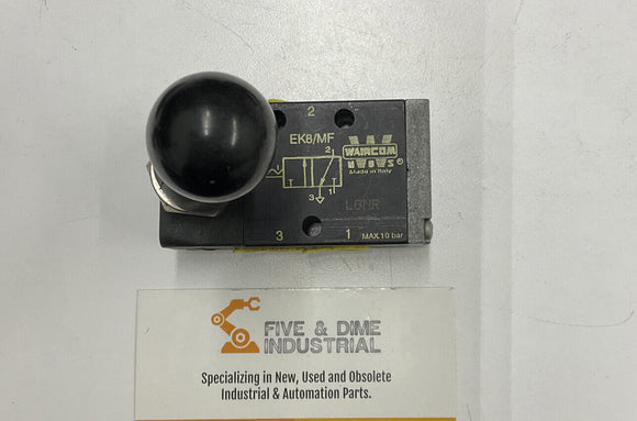 Waircom EK8/MF 3-Port G-1/8 Bistable Manual Valve 10 Bar