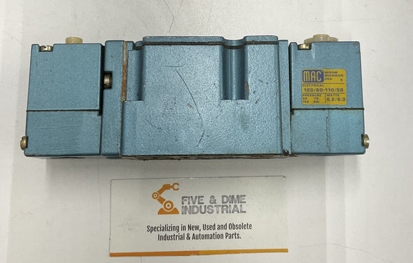 Mac 6241A-000-PM-114DA Solenoid Valve 24 Vdc 150 PSI w/ 2 PME-501DABE