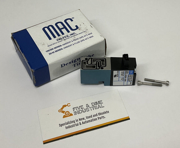 Mac DM3A-DFBP-1DM1 24 VDC Solenoid Valve
