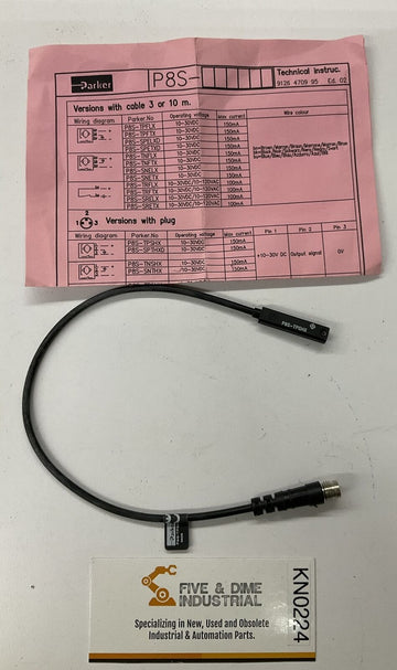 Parker P8S-TPSHX Magnetic Sensor 10-30V DC