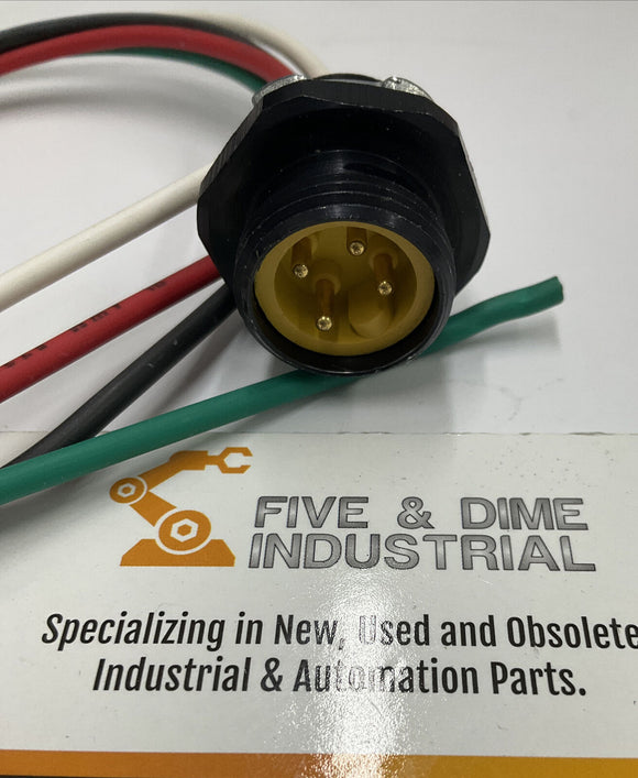 TPC Wire & Cable 84400 Receptacle 4-Pin Male