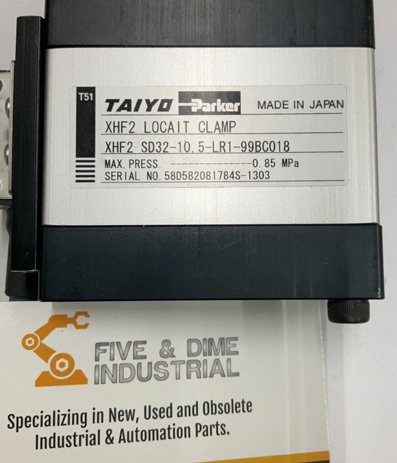 Taiyo / Parker XHF2 SD32-10.5-LR1-99BC018 Tulip Clamp Max. Press 0.85