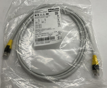 Murr 7000-74711-7780200 Shielded RJ45 Male/Male 2-Meter Cable - 0