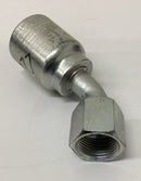 Parker 13743-8  1/2" Hose x 1/2 JIC  45 Degree Crimp Fitting-4