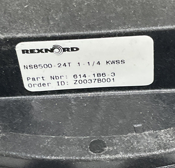 Rexnord 614-186-3 Teeth Keyed 1-1/4" Bore Split Sprocket NS-8500-24T-1-1/4 24