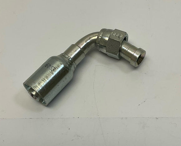 Parker 1L956-6-6  3/8" ID Hose Crimp x 9/16-18" Female JIC Swivel Fitting