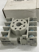 Siemens 3TX7144-1E2 Relay Socket 8 Pin Octal 15A Din Mount-2