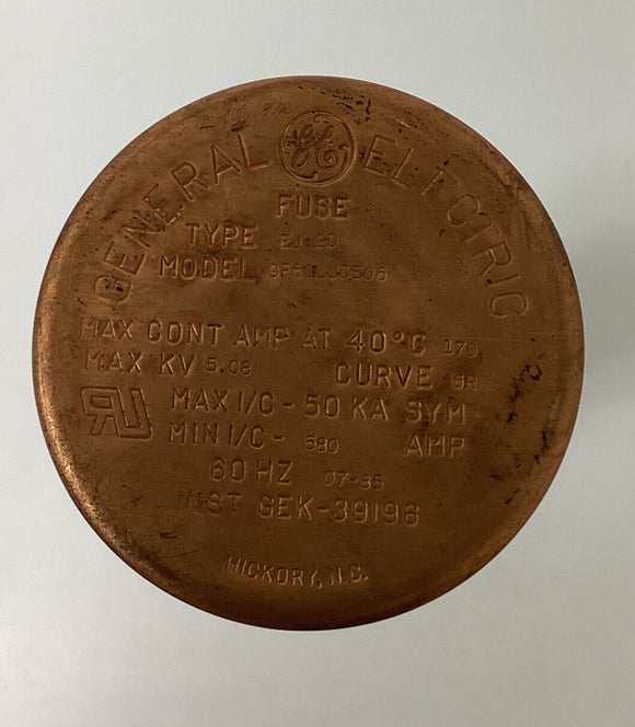 GE 9F60-LJD-506 Motor Starter 6R Fuse 5.08 KV Max