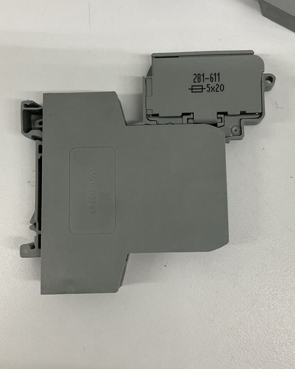 Phoenix Contact 281-611 Din Mount Fuse Holder 5X20 (Lot of 5)