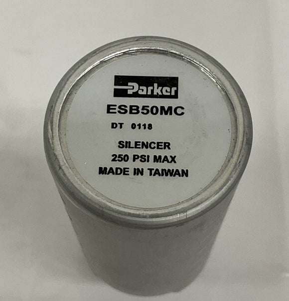 Parker ESB50MC Pnuematic Silencer Muffler 250 PSI Schucker 0702.0108