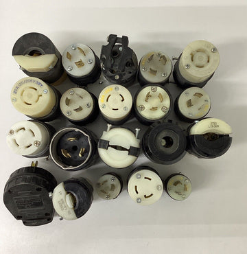 Miscellaneous Hubbell and Legrand Lot of 20 Plugs HBL2413 and more