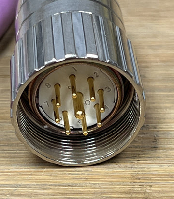 RDE Connects AR-09M8-09F8-3P3-003F M23 9-Position Cable - 0