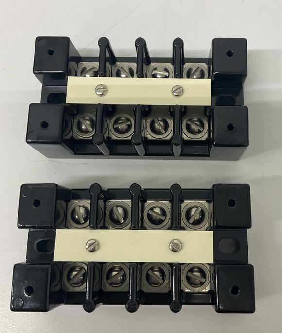 Marathon 1604-DJ Heavy Duty Terminal Block. 4 Pole. Box of 2