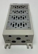 SMC VV714-02R-03D 4-Bank Valve Manifold-5