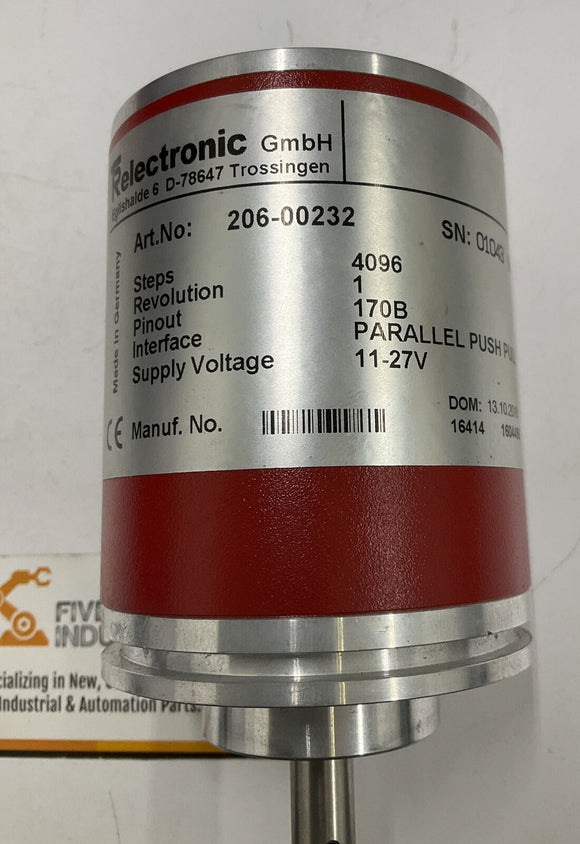 TR Electronic 206-00232 Encoder 4096 Steps 11-27 Volt