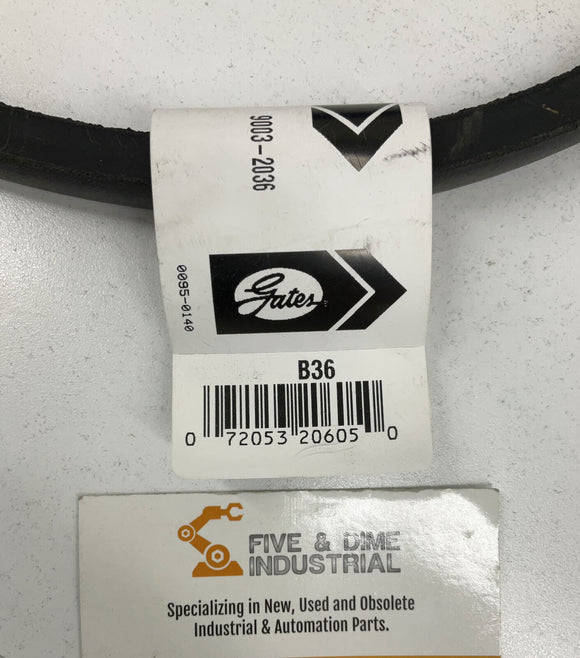 Gates 9003-2036 B36 Hi-Power V-Belt  21/32" x 39"