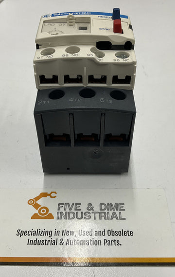 Schneider Telemecanique LRD07  Relay 1.6- 2.5A - 0