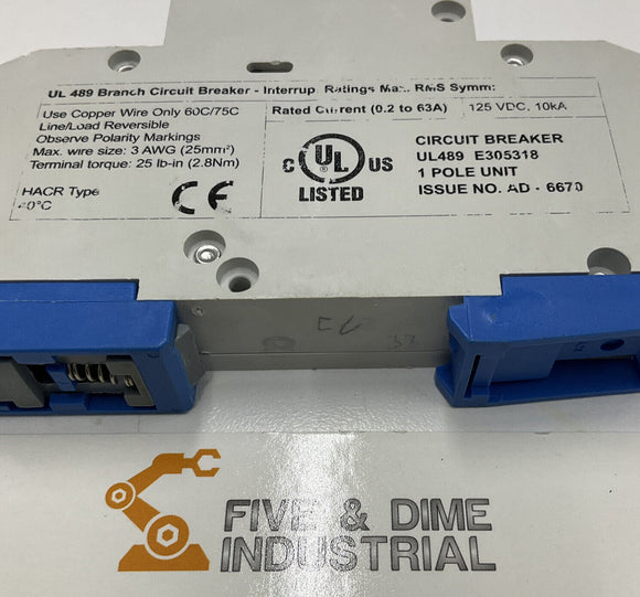 Altech DC Branch Circuit Breaker UL489-C3 3 Amp