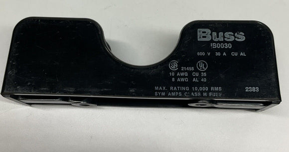 Bussmann Buss IB0030 Fuse Holder 1-Pole 600V 30A