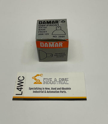 Damar 294H GBF/Frost 12-Volt 20-Watt Quartz Halogen Bulb Lamp